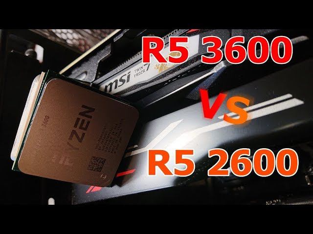 Ryzen 5 3600 vs R5 2600 RTX2070 Benchmark