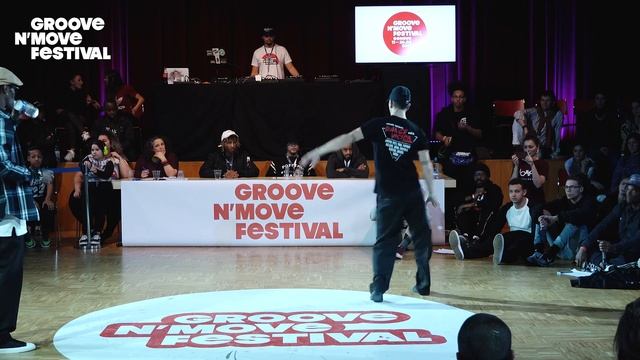 GROOVE'N'MOVE BATTLE 2017 -1/4 Final Popping - Poppin C vs Philboog смотреть онлайн