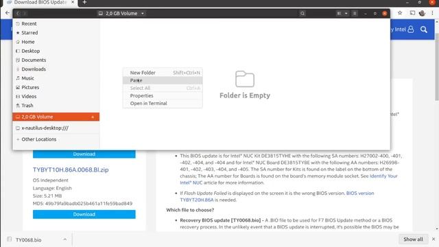 Intel NUC Update BIOS смотреть онлайн