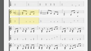 Metallica   The Wait James guitar tablature