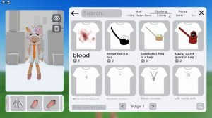 Creating a outfit in community outfits in roblox catalog avatar! :D