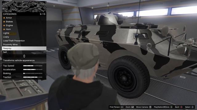 GTA 5 DLC Vehicle Customization (HVY APC) (Gunrunning) смотреть онлайн