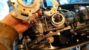 Снятие маховика и смазка пластины на Sea-Pro 9.8