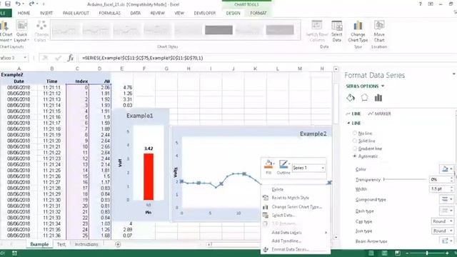 Dynamic Data logging using Arduino Excel   10 of 13 смотреть онлайн