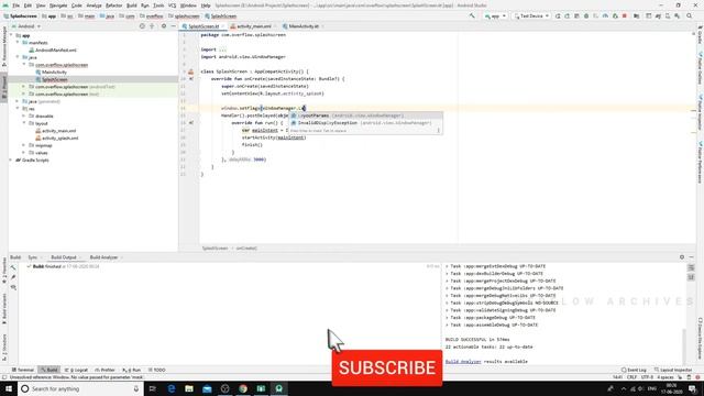 How To Create Splash Screen / Welcome Screen In Android Studio Using Kotlin | Android Tutorial 2020 смотреть онлайн