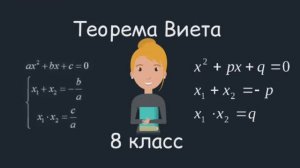 Теорема Виета. Алгебра, 8 класс