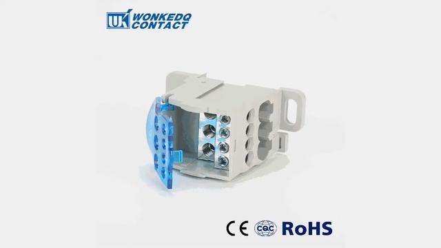 UKK 80A клеммные блоки на din-рейке, один в несколько, блок распределения питания, смотреть онлайн