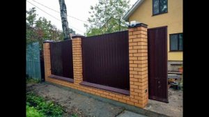 Самый красивые ЗАБОРЫ из ПРОФНАСТИЛА