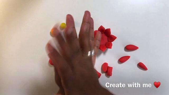 ♥️ Clay time - making a red lotus candle holder /Diwali diya/ model tutorial craft. easy DIY смотреть онлайн