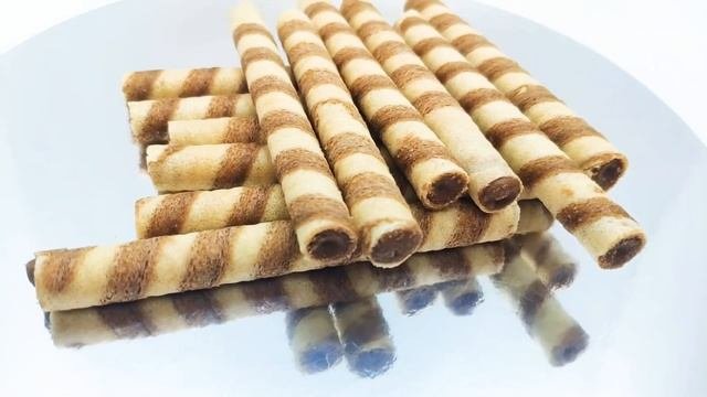 Вафельные трубочки ХБФ шоколадные