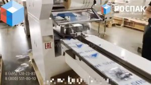 Горизонтальный упаковщик 600SE-SERVO, упаковка хлебобулочных изделий и пиццы