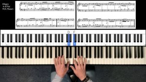 Allegro In B Flat Major By W.A. Mozart - Piano Tutorial
