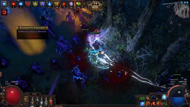 | Path of Exile 3.19 | Hierophant Power Siphon bali | t16 map showcase | 30 div budget :) смотреть онлайн