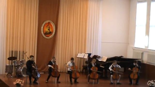 отчетный концерт оркестрового отдела ШИ №1 г. Макеевки часть 4 смотреть онлайн