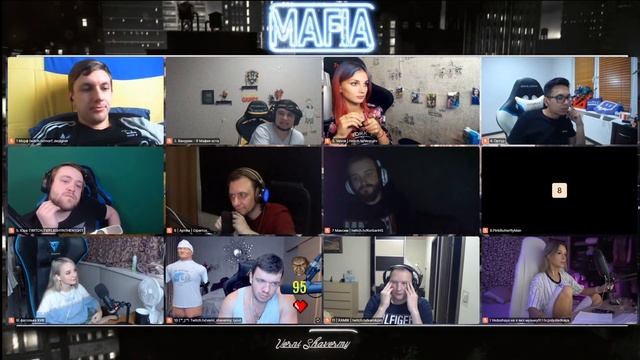МАФИЯ СО СТРИМЕРАМИ | ТРЕТЬЯ ИГРА 30.07.20 (MANYRIN, ВЕРНИ ШАВЕРМУ, CARTMANZBS, MORF, PINK И ДР)