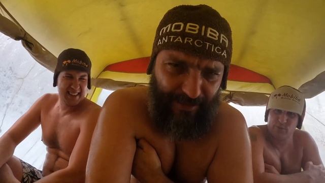 Баня в палатке при -27 мороза! Тест РБ 200 с печкой Жига 3. смотреть онлайн