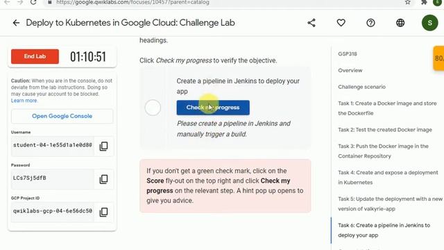 Deploy to Kubernetes in Google Cloud: Challenge Lab | Qwiklabs [GSP318] смотреть онлайн