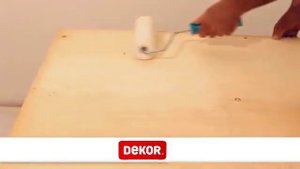 Валик велюровый с ручкой DEKOR