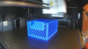 Коробка для отходов 3D печать Bambu Lab P1S Combo (timelapse)