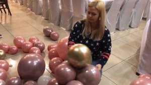 Каркас для фотозоны своими руками. Гирлянда из воздушных шаров.