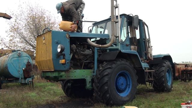 Как я запускаю дизель трактора Т -150К смотреть онлайн