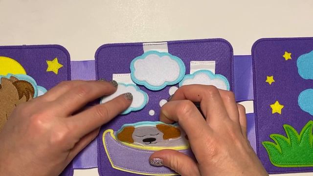 Развивающая книга из фетра для малышей смотреть онлайн