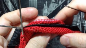 Как вставить бельевую резинку в вязанное изделие