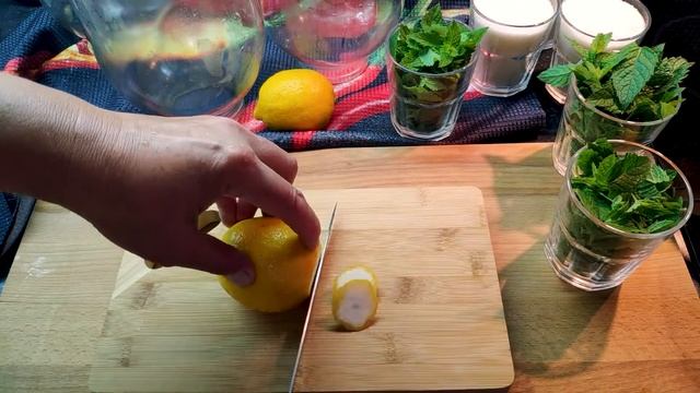 МОХИТО мятный. Как Приготовить Дома. Компота из МЯТЫ с Лимоном и Апельсином на зиму! Делайте больше