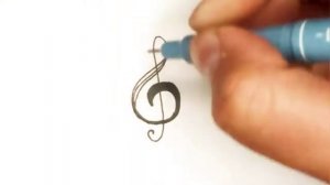 Как нарисовать скрипичный ключ. Простые рисунки для срисовки в личный дневник или скетчбук.