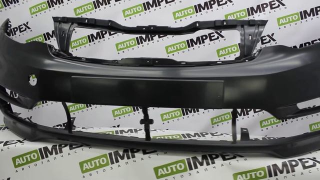 Kia Rio III 2015-2017 года. Бампер передний смотреть онлайн