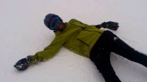 Ethiopian guy goes skiing