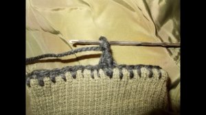 Вязание крючком манжеты для куртки - Crochet sleeves to jackets