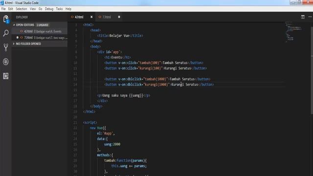 f. events lanjutan (tutorial vue js indonesia)