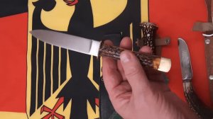 Ножи ГДР. Финка, никер, охотничий фикс со складнем. Кепка М43.