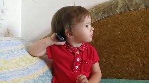 Разговор малышей по телефону