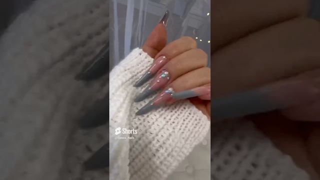 Готический миндаль! Шикарная форма ногтей!