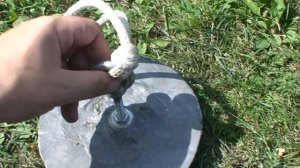 Якорь из свинца своими руками