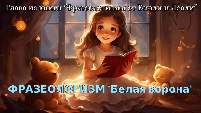 #6. Фразеологизм "Белая ворона". Не бойтесь быть непохожими на других! #фразеологизмы #детскиекниги