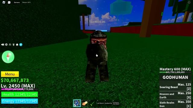 Этот NPC использует DOUGH FRUIT в Roblox Blox Fruits| Я стал NPC...