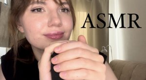 АСМР ? массаж мозга до мурашек ✨ неразборчивый шепот ✨ кисточки ✨ звуки рта ✨