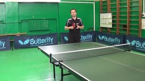 Уроки настольного тенниса Часть 6 Срезка слева (Table tennis lessons 6)