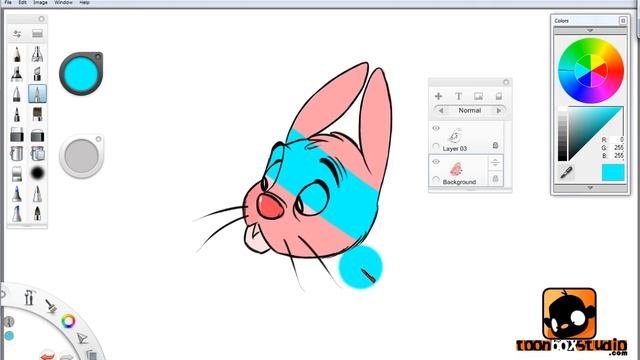 Sketchbook Pro Tutorial : How To Color Line Art
