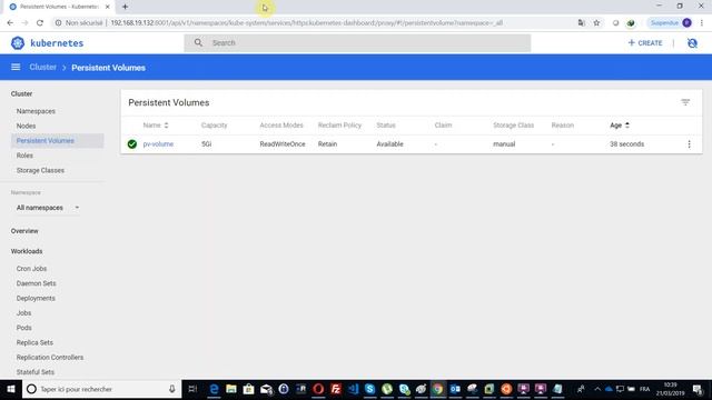 Configure local PersistentVolume смотреть онлайн