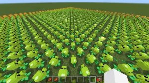 1000 РАСТЕНИЙ против 1000 ЗОМБИ в МАЙНКРАФТ Plants Versus Zombies Minecraft