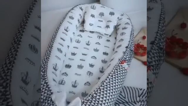 Детская кроватка, портативная мобильная кровать для новорожденных, манеж, кровать, удобная мягкая смотреть онлайн