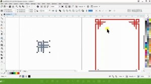 #491 | Rectangle Border Design | Basic CorelDraw in Hindi