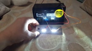 Ночная подсветка с аккумулятора 12V на светодиодную ленту. Незаменимо при отключении електроенергии