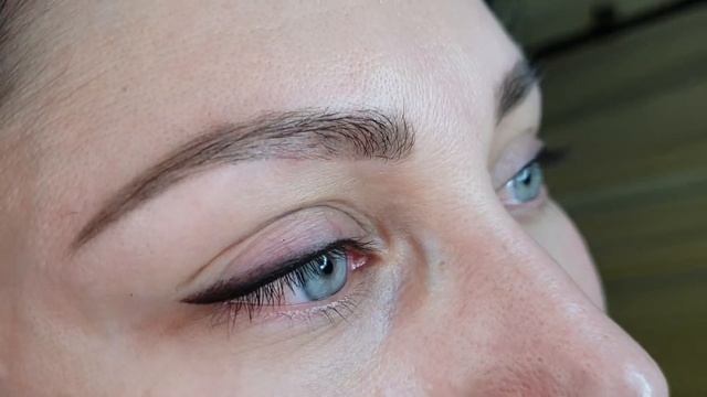 Теневая растушевка век. Стрелки Киев. Татуаж глаз Киев смотреть онлайн