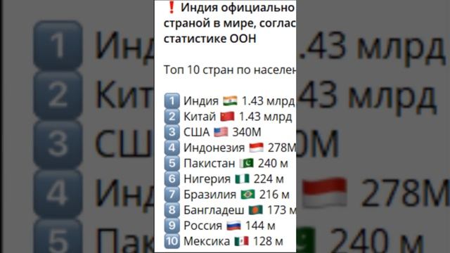 Индия обогнала Китай по населению. Куда уже дальше?