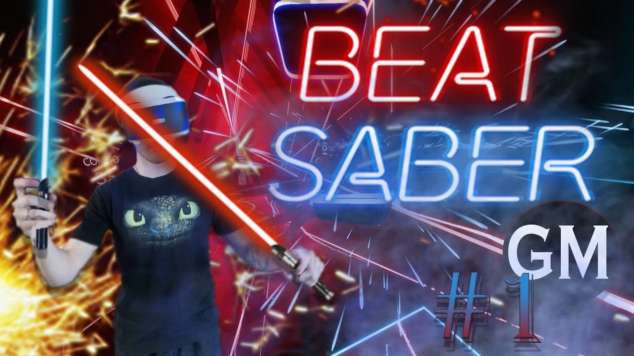 BEAT SABER / Пробуем музыку с джедайскими мечами #1 (прохождение Бэт Сабер)